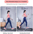 Folding Treadmills for Home under Desk Treadmill Walking Pad Treadmill with Foldable Handrail and Speed Sensor Light Slim Mini Quiet Treadmill with Smart Remote Workout App for Home/Office