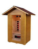 2 - Person Bluetooth Compatible FAR Infrared Sauna in Hemlock