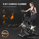 Pro Cardio Climber Stepping Elliptical Machine, 3 in 1 Elliptical, Total Body Fitness Cross Trainer with Hyper-Quiet Magnetic Drive System