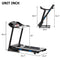 3.25HP Folding Electric Treadmill 15-Level Auto Incline Running Machine Fitness with 300 Lb. Capacity, Smart Anti-Shock System, 12 Programs, Built-In MP3 Speaker for Home Office Gym