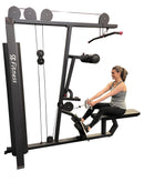 SB Fitness Equipment LPLR200S Commercial Lat Pulldown/Low Row Combo