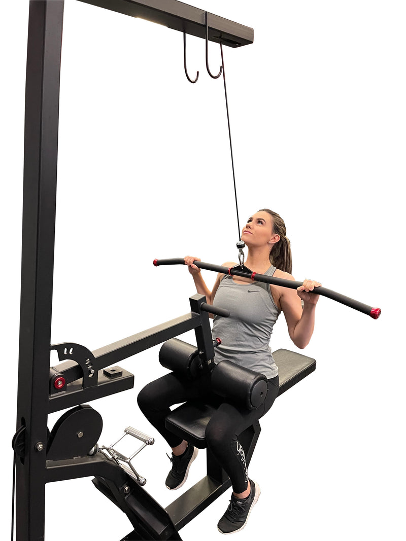 SB Fitness Equipment LPLR200S Commercial Lat Pulldown/Low Row Combo