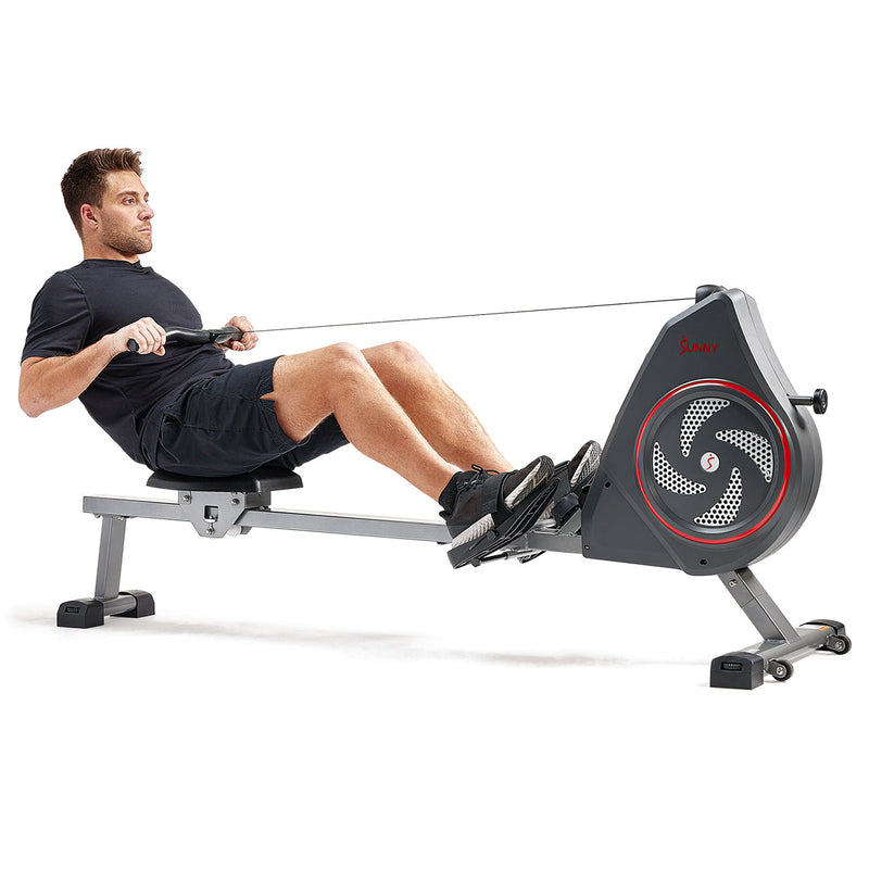 Sunny Health & Fitness Air+ Magnetic Rowing Machine with Exclusive SunnyFit® App and Smart Bluetooth Connectivity