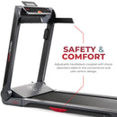 Sunny Health & Fitness Smart Strider Treadmill with 20" Wide LoPro Deck