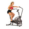 Sunny Health & Fitness Zephyr Air Bike, Fan Exercise Bike w/ Air Resistance Indoor Cycling