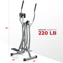 Sunny Health & Fitness Air Walk Trainer Glider Exercise Machine