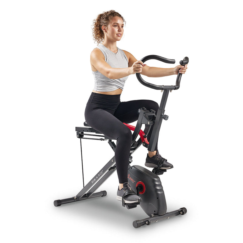 Sunny Health & Fitness Upright Row-N-Ride® Exercise Bike