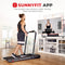 Sunny Health & Fitness Pacer Smart Compact Auto Incline Treadpad® Treadmill