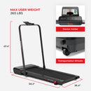 Sunny Health & Fitness Pacer Smart Compact Auto Incline Treadpad® Treadmill