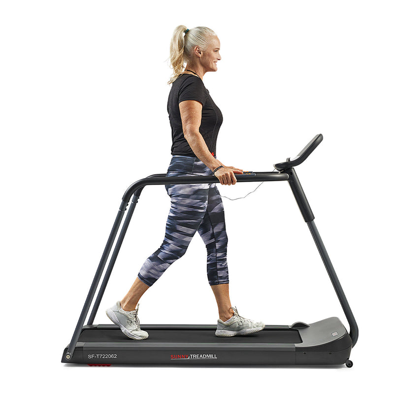 Sunny Health & Fitness Running Treadmill with Handrails