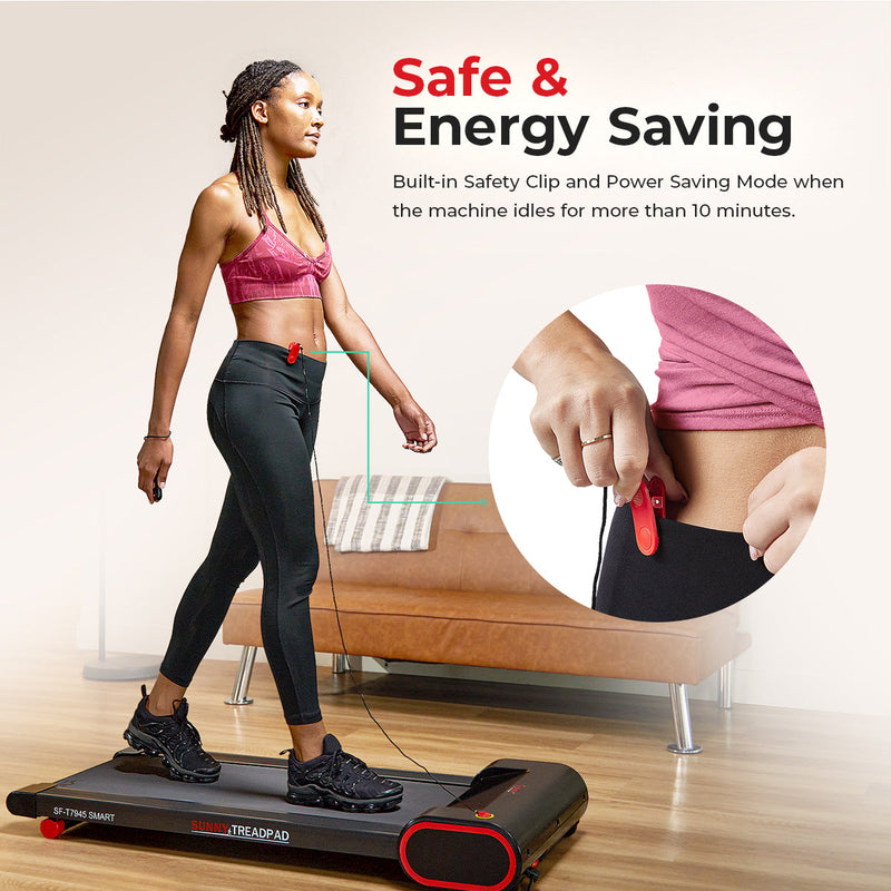 Sunny Health & Fitness Smart Slim Under Desk Walking Treadpad®