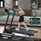 [US in Stock]Folding Treadmills 15% Automatic Incline , Max 3.25 HP Running and Walking Jogging Exercise with 12 Preset Programs, Tracking Pulse, Calories Exercise Treadmill