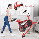 Commercial Exercise Bikes Indoor Cycling with 44 Lbs Flywheel,Lcd Monitor,Belt Drive, Comfortable Seat for Home Stationary Cardio Workout Bike Training