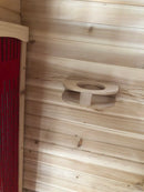 2 - Person Bluetooth Compatible FAR Infrared Sauna in Hemlock