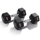 Sunny Health & Fitness Core Fit Hex Style Dumbbells 5 - 50 LBS | Sunny Strength™