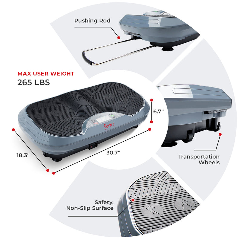 Sunny Health & Fitness 3D Vibration Platform