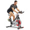 Sunny Health & Fitness Belt Drive Indoor Cycling Bike with 49 LB Flywheel