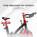 Sunny Health & Fitness Belt Drive Indoor Cycling Bike with 49 LB Flywheel