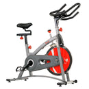 Sunny Health & Fitness Belt Drive Exercise Bike Indoor Cycling Bike w/ LCD Monitor