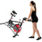 Sunny Health & Fitness Belt Drive Exercise Bike Indoor Cycling Bike w/ LCD Monitor