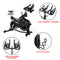 Sunny Health & Fitness Asuna Minotaur Stationary Exercise Bike Magnetic High Weight Belt Drive