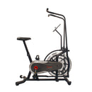 Sunny Health & Fitness Zephyr Air Bike, Fan Exercise Bike w/ Air Resistance Indoor Cycling