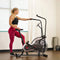 Sunny Health & Fitness Zephyr Air Bike, Fan Exercise Bike w/ Air Resistance Indoor Cycling