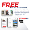 Sunny Health & Fitness Elite Interactive Series Cross Trainer Elliptical with Exclusive SunnyFit® App Enhanced Bluetooth Connectivity