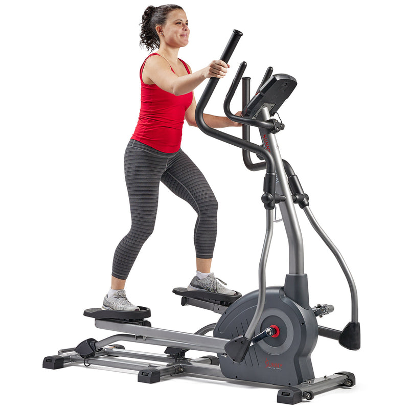 Sunny Health & Fitness Elite Interactive Series Cross Trainer Elliptical with Exclusive SunnyFit® App Enhanced Bluetooth Connectivity