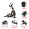 Sunny Health & Fitness Circuit Zone Elliptical Trainer Machine w/ Heart Rate Monitoring