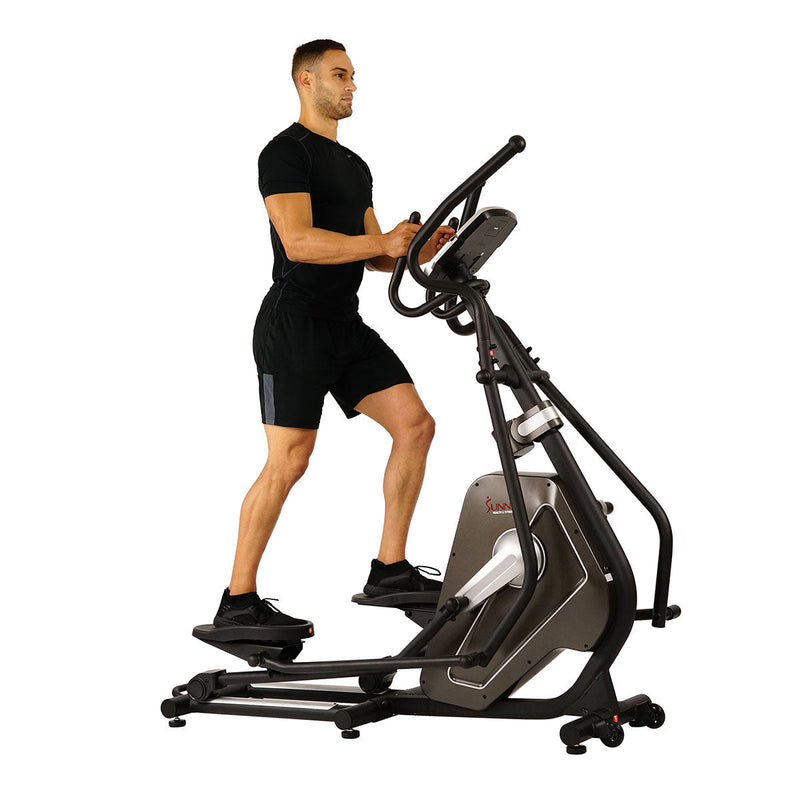 Sunny Health & Fitness Circuit Zone Elliptical Trainer Machine w/ Heart Rate Monitoring