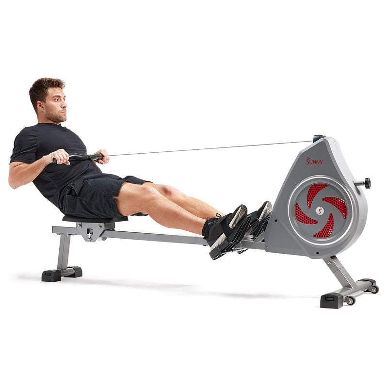 Sunny Health & Fitness Dynamic Air Rowing Machine with Exclusive SunnyFit® App and Smart Bluetooth Connectivity