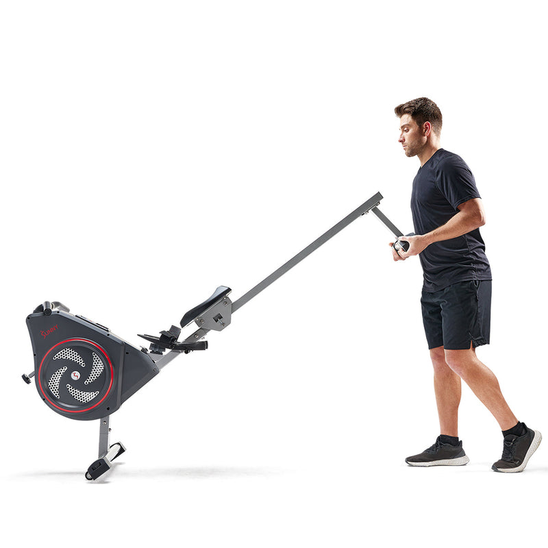 Sunny Health & Fitness Air+ Magnetic Rowing Machine with Exclusive SunnyFit® App and Smart Bluetooth Connectivity