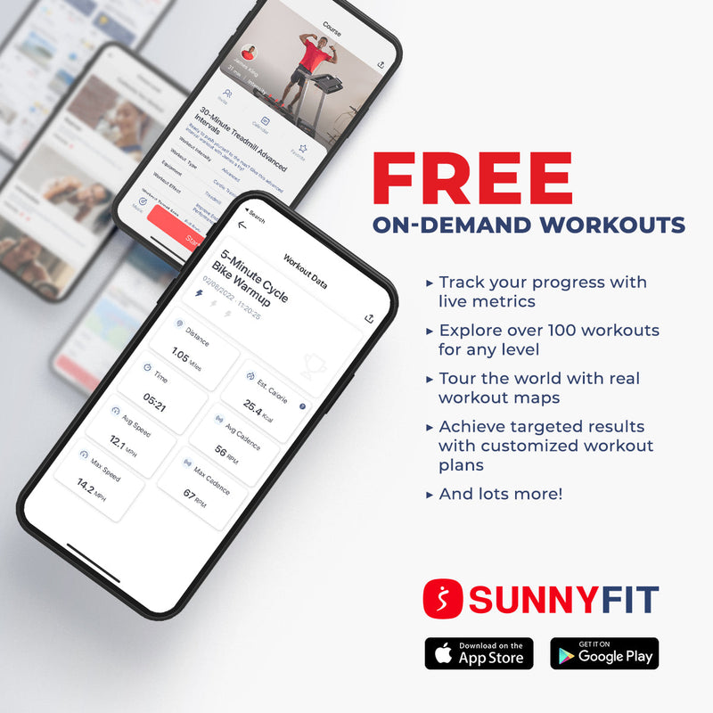 Sunny Health & Fitness Air+ Magnetic Rowing Machine with Exclusive SunnyFit® App and Smart Bluetooth Connectivity