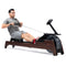 Sunny Health & Fitness Vertical Hydro Wooden Water Rowing Machine