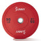 Sunny Health & Fitness Elite 2-inch Rubber Olympic Weight Plates 10 - 55 LBS