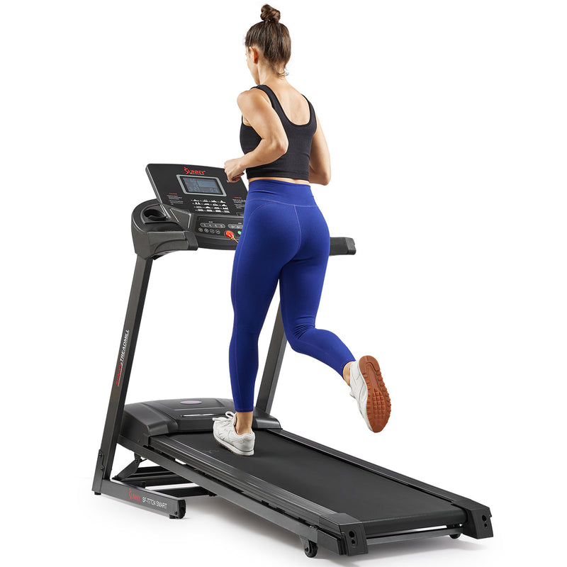 Sunny Health & Fitness Energy Flex Motorized Auto Incline Smart Treadmill