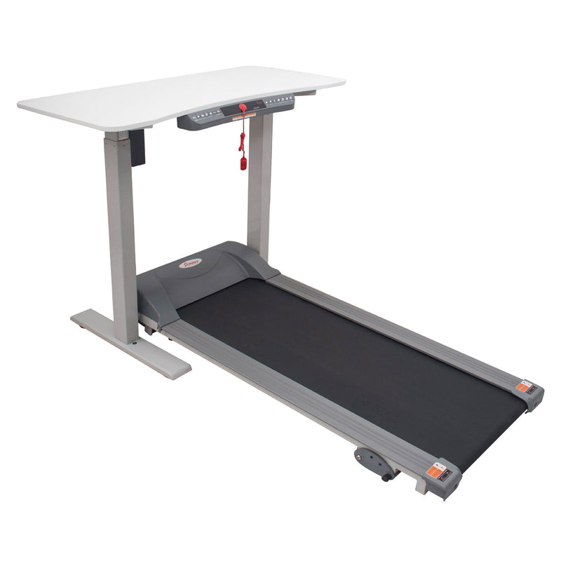 Sunny Health & Fitness Treadmill with Detachable Automated Desk