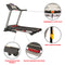 Sunny Health & Fitness Electric Folding Treadmill with Bluetooth Speakers, Incline & Heart Rate Monitoring