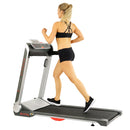 Sunny Health & Fitness Pro Treadmill Wide Flat Folding & Low Deck