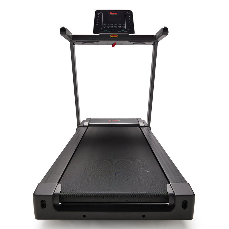 Sunny Health & Fitness Elite Smart Auto Incline 20” Deck Treadmill with 300 LB Weight Capacity