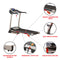 Sunny Health & Fitness Manual Incline Treadmill w/ LCD Display